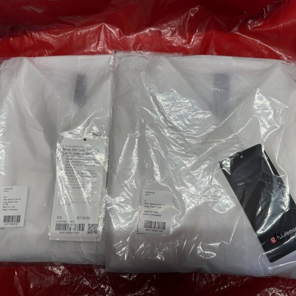 BNWT Lululemon New Venture Long-Sleeve Shirt Slim-Fit, White, sizes in details - Picture 7 of 7